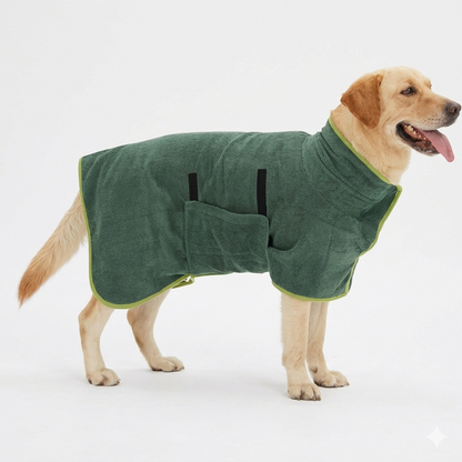 Ultra-Absorbent Quick-Dry Dog Bathrobe