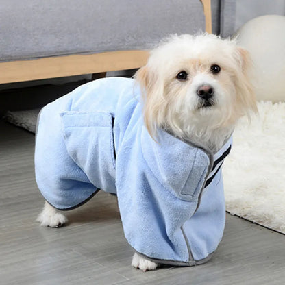 Ultra-Absorbent Quick-Dry Dog Bathrobe