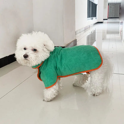 Ultra-Absorbent Quick-Dry Dog Bathrobe