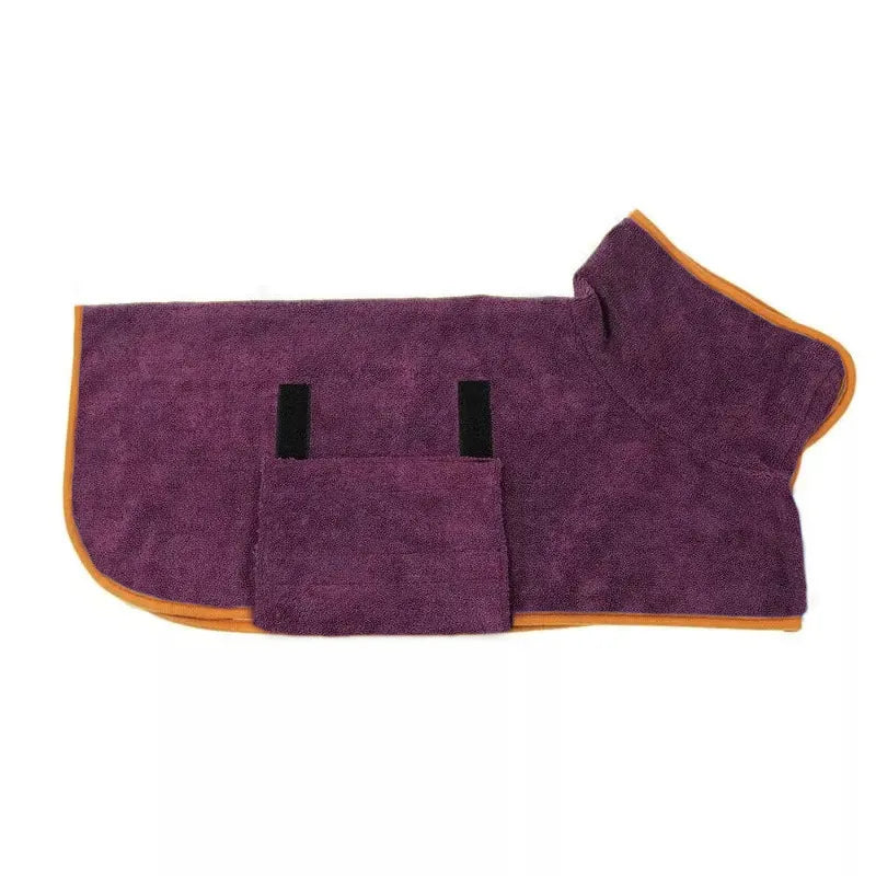 Ultra-Absorbent Quick-Dry Dog Bathrobe